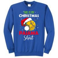 Funny Softball This Is My Christmas Pajama Gift Sweatshirt