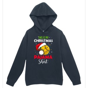 Funny Softball This Is My Christmas Pajama Gift Urban Pullover Hoodie