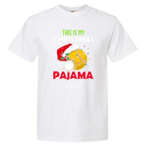 Funny Softball This Is My Christmas Pajama Gift Garment-Dyed Heavyweight T-Shirt