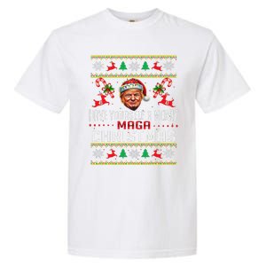 Funny Santa Trump Have Yourself A Merry Maga Christmas Xmas Garment-Dyed Heavyweight T-Shirt