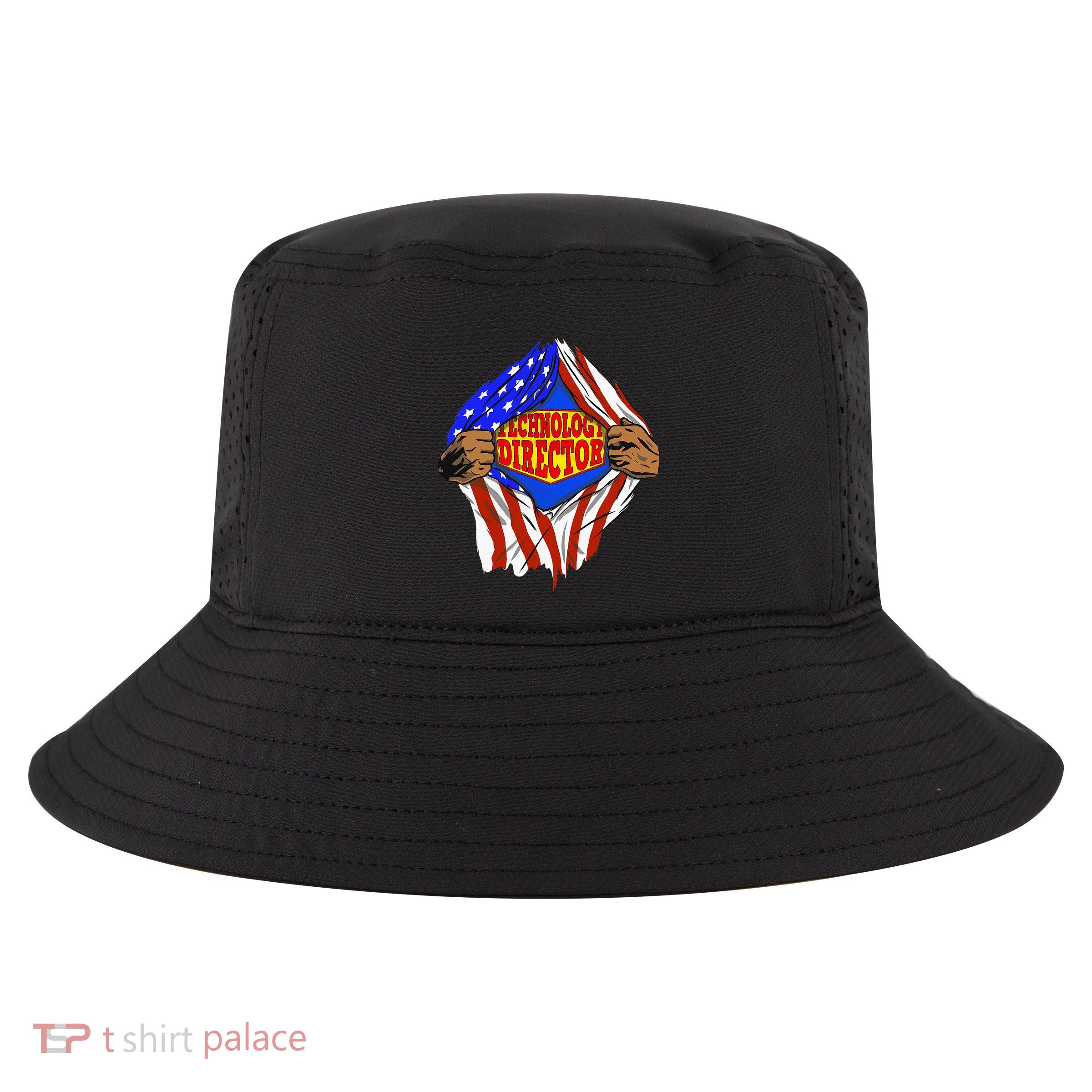 Funny Super Technology Director Hero Job Cool Comfort Performance Bucket Hat