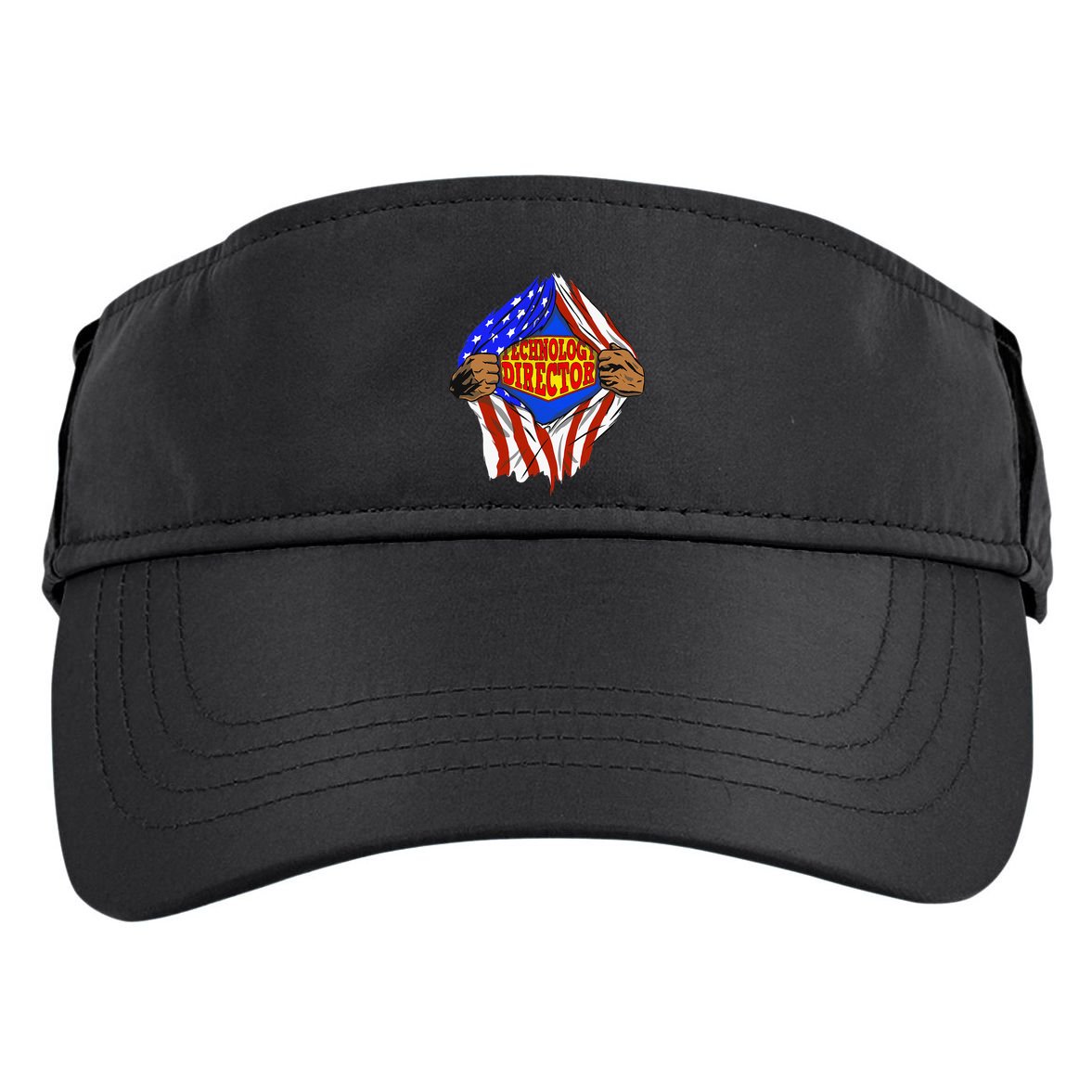 Funny Super Technology Director Hero Job Adult Drive Performance Visor