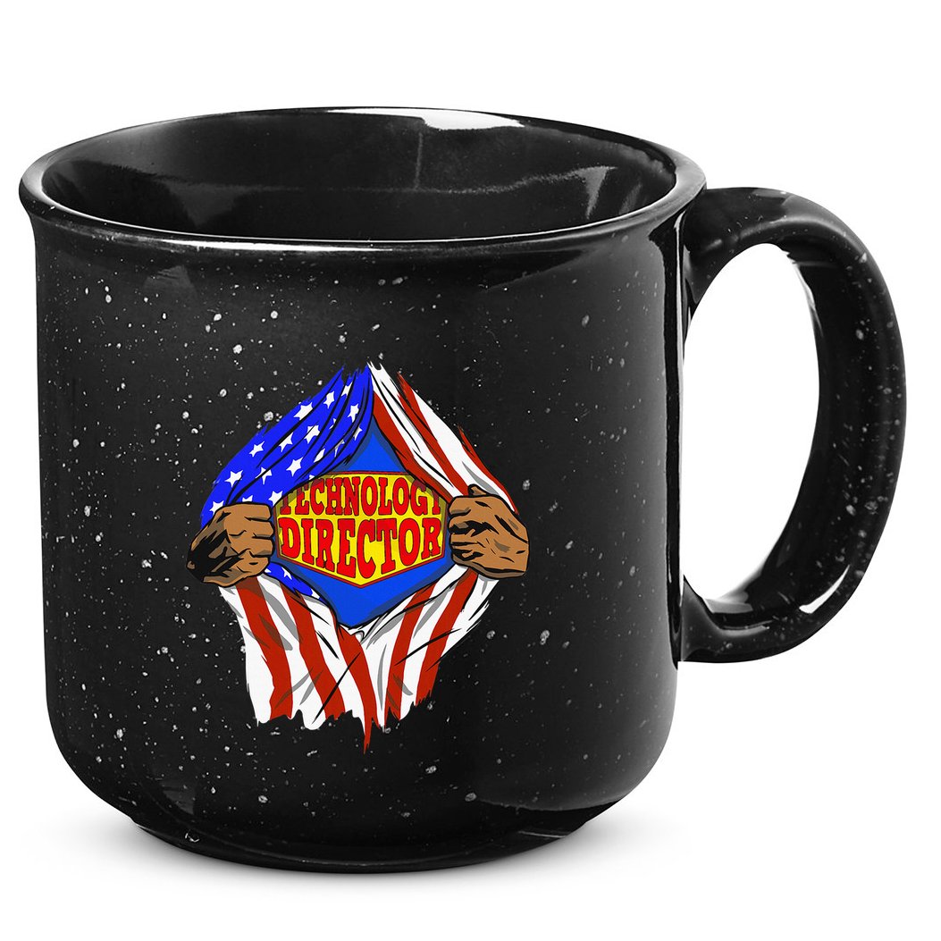 Funny Super Technology Director Hero Job 15oz Campfire Ceramic Mug
