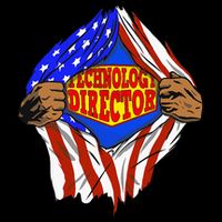 Funny Super Technology Director Hero Job Drawstring Bag