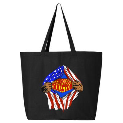 Funny Super Technology Director Hero Job 25L Jumbo Tote