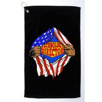 Funny Super Technology Director Hero Job Golf Towel