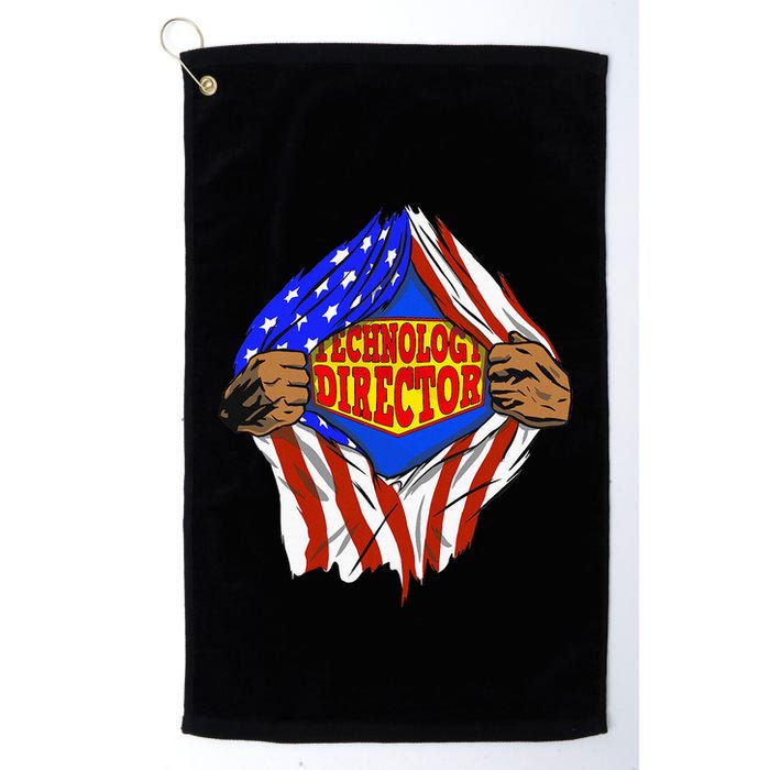 Funny Super Technology Director Hero Job Golf Towel