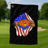Funny Super Technology Director Hero Job Golf Towel