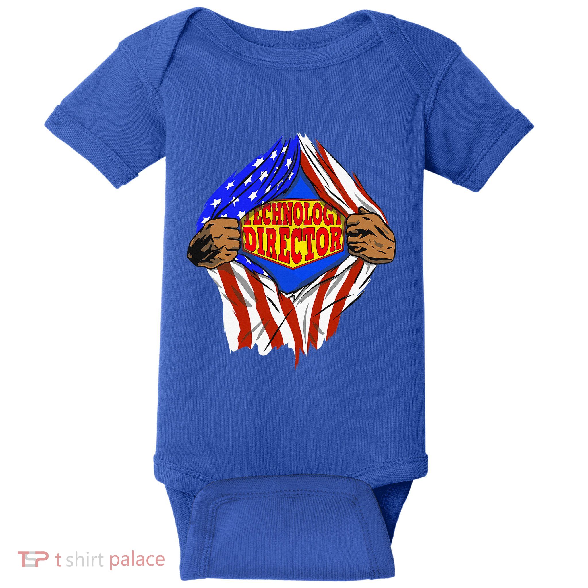 Funny Super Technology Director Hero Job Baby Bodysuit