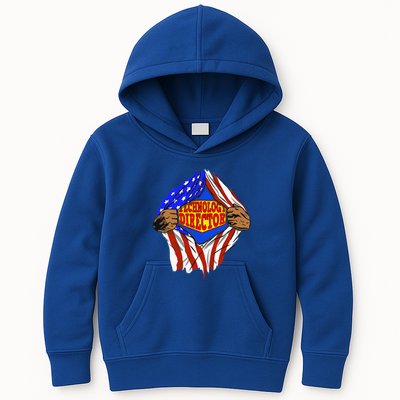 Funny Super Technology Director Hero Job Kids Hoodie