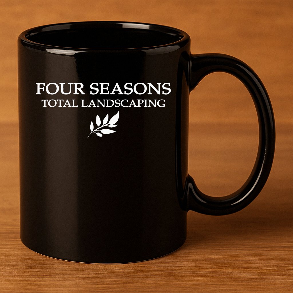 Four Season Total Landscaping Lawn Care Ladscape Architect 11oz C Handle Ceramic Mug