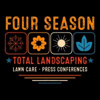 Four Season Total Landscaping Lawn Care Ladscape Architect Cooling Performance Crew T-Shirt