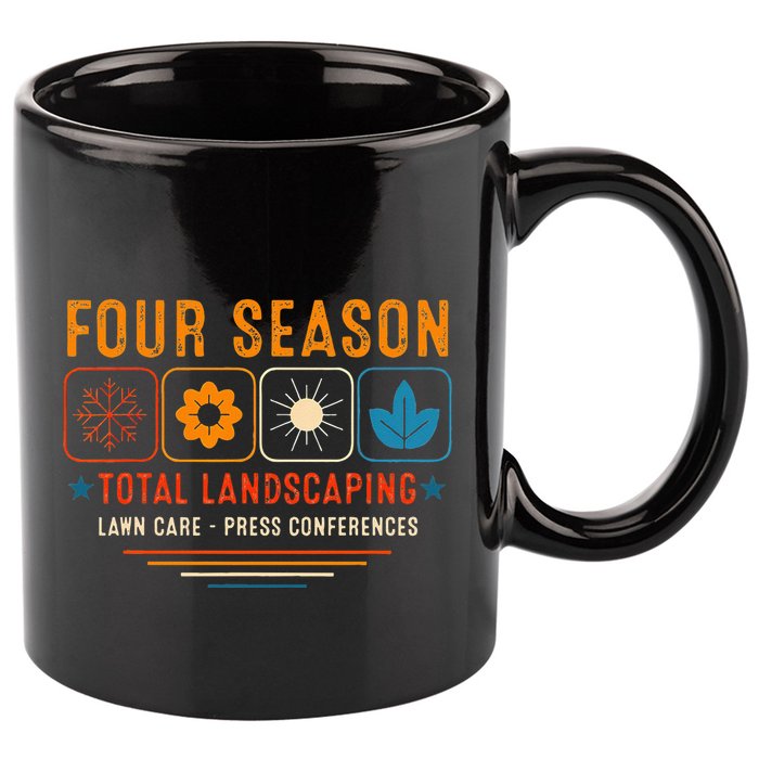 Four Season Total Landscaping Lawn Care Ladscape Architect 11oz C Handle Ceramic Mug