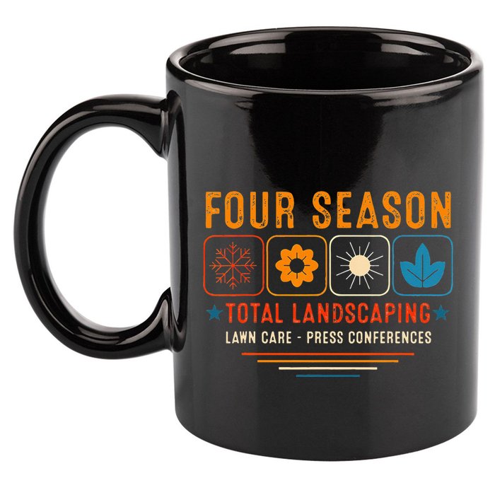 Four Season Total Landscaping Lawn Care Ladscape Architect 11oz C Handle Ceramic Mug