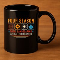 Four Season Total Landscaping Lawn Care Ladscape Architect 11oz C Handle Ceramic Mug