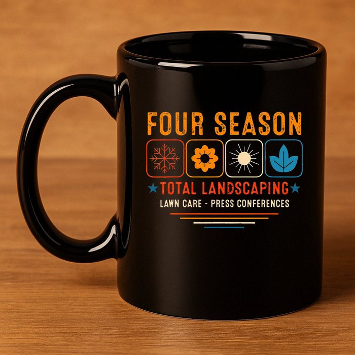 Four Season Total Landscaping Lawn Care Ladscape Architect 11oz C Handle Ceramic Mug