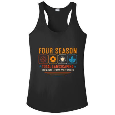 Four Season Total Landscaping Lawn Care Ladscape Architect Ladies PosiCharge Competitor Racerback Tank