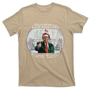 Funny Santa Trump Christmas Came Early 47th President Xmas T-Shirt