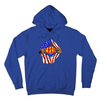 Funny Super Team Lead Hero Job Tall Hoodie