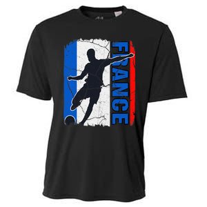 France Soccer Team French Flag Jersey Football Fans Cooling Performance Crew T-Shirt