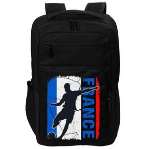 France Soccer Team French Flag Jersey Football Fans Impact Tech Backpack