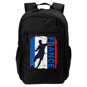 France Soccer Team French Flag Jersey Football Fans Daily Commute Backpack