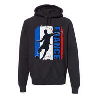 France Soccer Team French Flag Jersey Football Fans Premium Hoodie