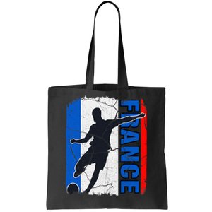 France Soccer Team French Flag Jersey Football Fans Tote Bag