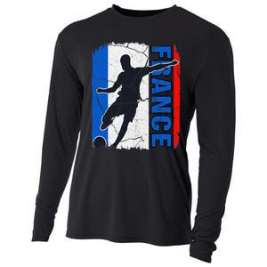 France Soccer Team French Flag Jersey Football Fans Cooling Performance Long Sleeve Crew