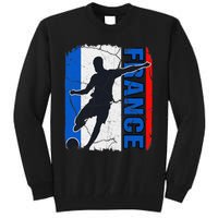 France Soccer Team French Flag Jersey Football Fans Tall Sweatshirt