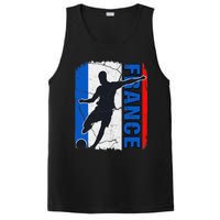 France Soccer Team French Flag Jersey Football Fans PosiCharge Competitor Tank