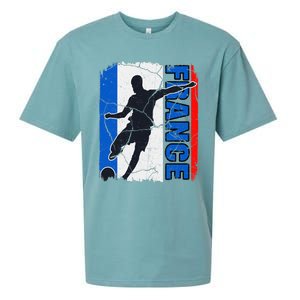 France Soccer Team French Flag Jersey Football Fans Sueded Cloud Jersey T-Shirt