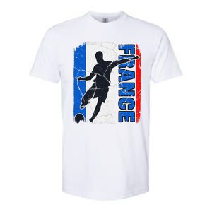 France Soccer Team French Flag Jersey Football Fans Softstyle CVC T-Shirt