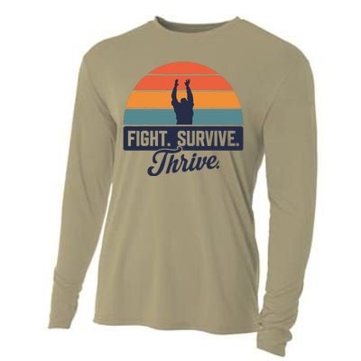 Fight. Survive. Thrive Cooling Performance Long Sleeve Crew