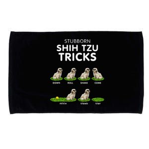 Funny Shih Tzu Trick Dog Lover Microfiber Hand Towel