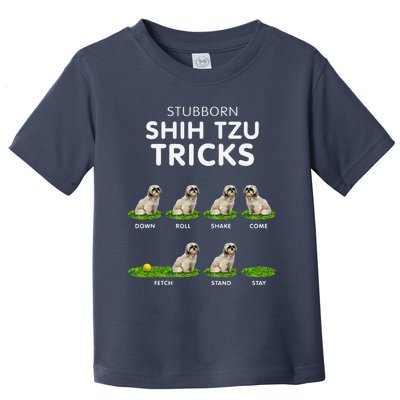 Funny Shih Tzu Trick Dog Lover Toddler T-Shirt