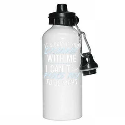 Funny Sarcasm Tee, Sarcastic Humor, Novelty Sarcasm Aluminum Water Bottle