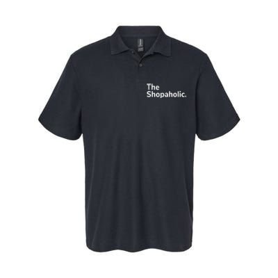 Funny Shopaholic Thanksgiving Holiday Dinner Gift Softstyle Adult Sport Polo