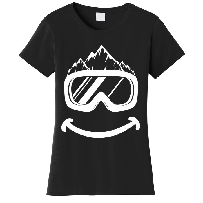 Fun Ski Tee Skiing Gift Idea Funny Snowboard Gift Women's T-Shirt