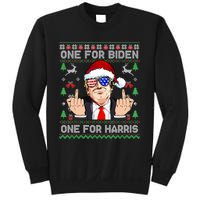 Funny Santa Trump One For Anti Biden Ugly Christmas Sweater Sweatshirt