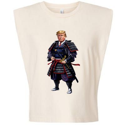 Funny Samurai Trump Warrior Garment-Dyed Women's Muscle Tee