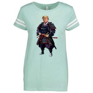 Funny Samurai Trump Warrior Enza Ladies Jersey Football T-Shirt