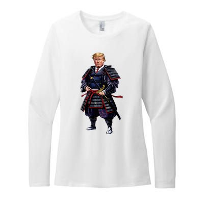 Funny Samurai Trump Warrior Womens CVC Long Sleeve Shirt