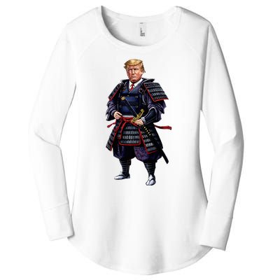 Funny Samurai Trump Warrior Women's Perfect Tri Tunic Long Sleeve Shirt