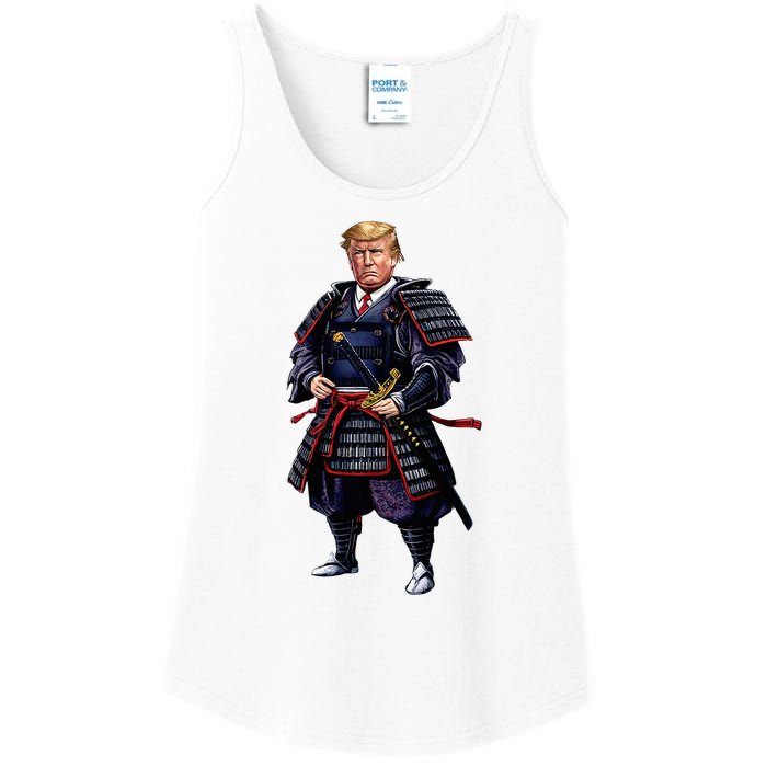 Funny Samurai Trump Warrior Ladies Essential Tank