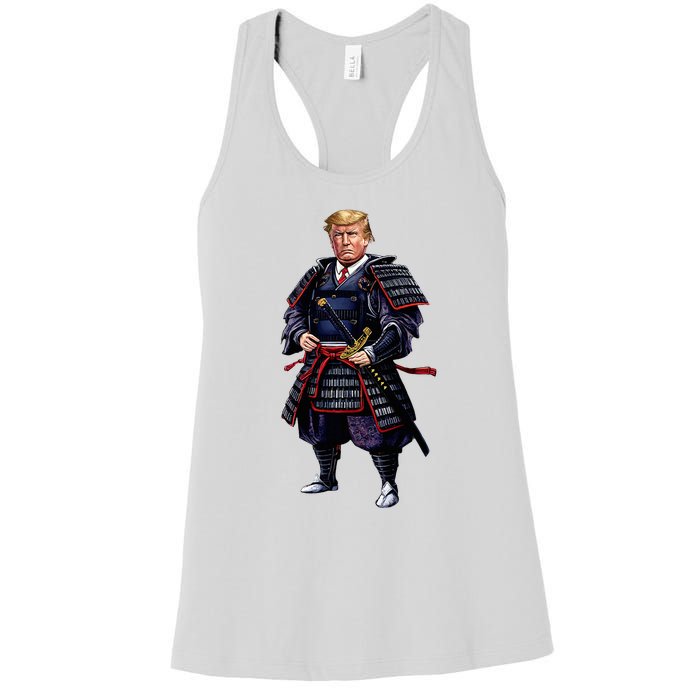 Funny Samurai Trump Warrior Women's Racerback Tank