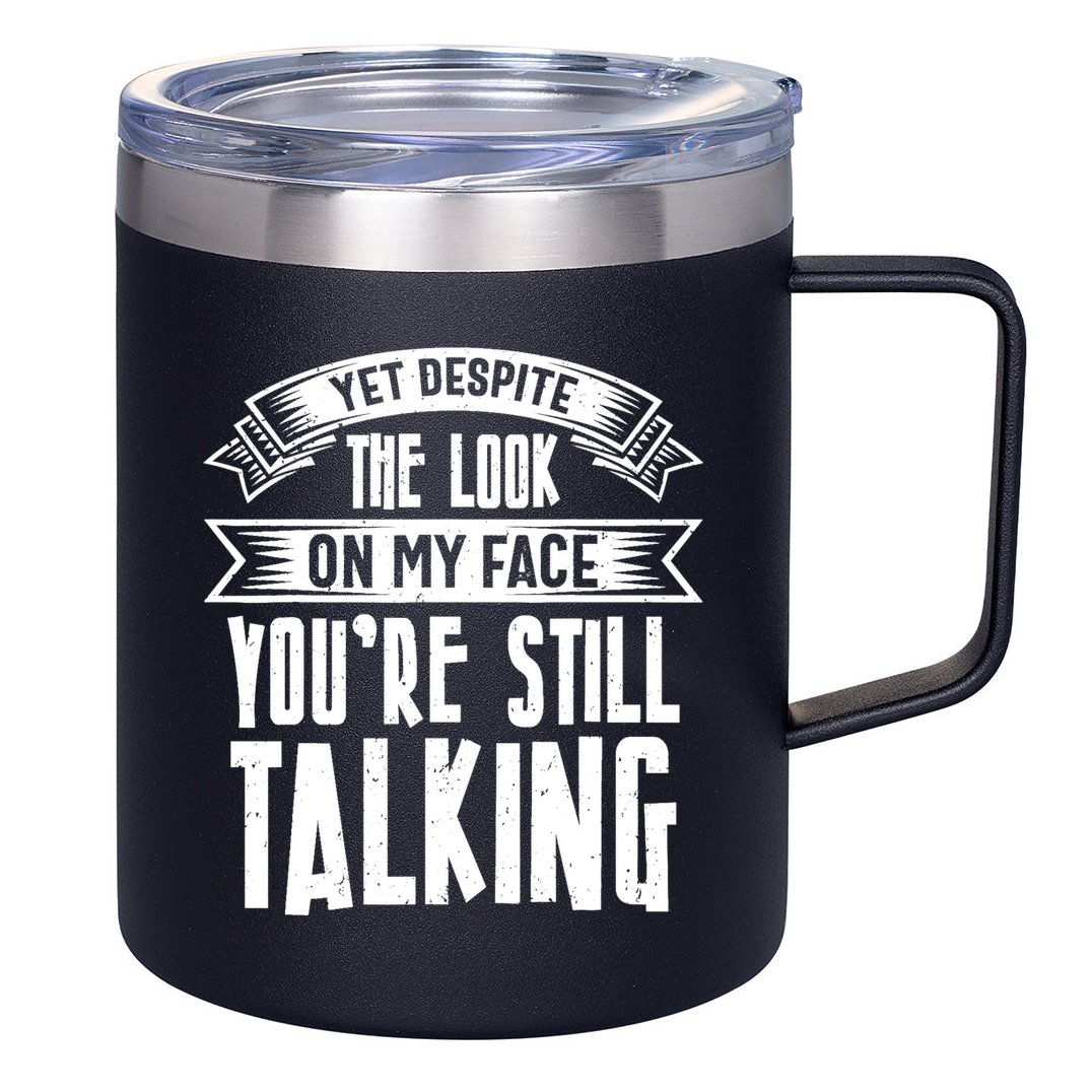 Funny Sarcasm Tee, Sarcastic Humor, Antisocial Humor 12oz Stainless Steel Coffee Mug