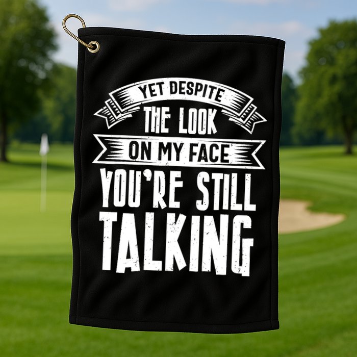 Funny Sarcasm Tee, Sarcastic Humor, Antisocial Humor Golf Towel
