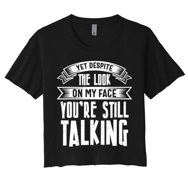 Funny Sarcasm Tee, Sarcastic Humor, Antisocial Humor Crop Top