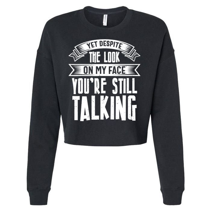 Funny Sarcasm Tee, Sarcastic Humor, Antisocial Humor Cropped Pullover Crew